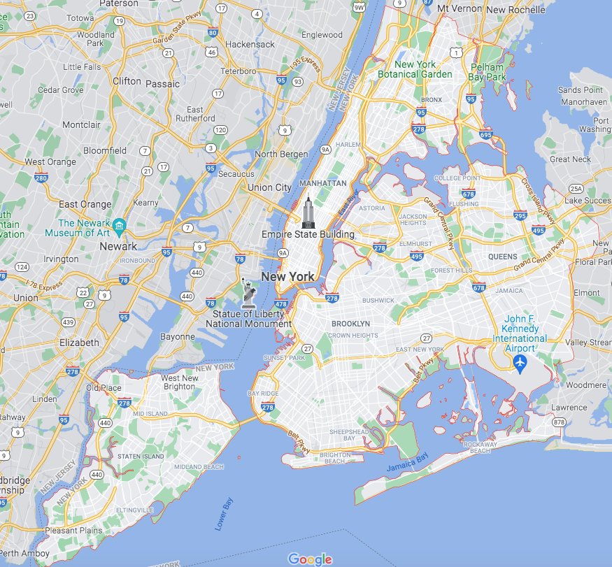 Manhattan
NYC Map