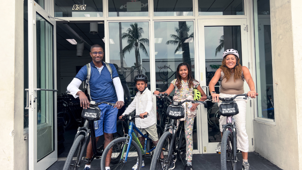 Outdoor living in Miami with Unlimited Biking